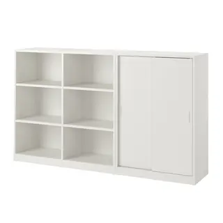 TONSTAD storage combination, off-white, 201x37x116 cm