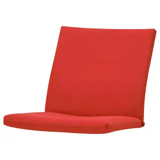 POÄNG armchair cushion with low back, Vissle red, Length 112 x Width 56 cm