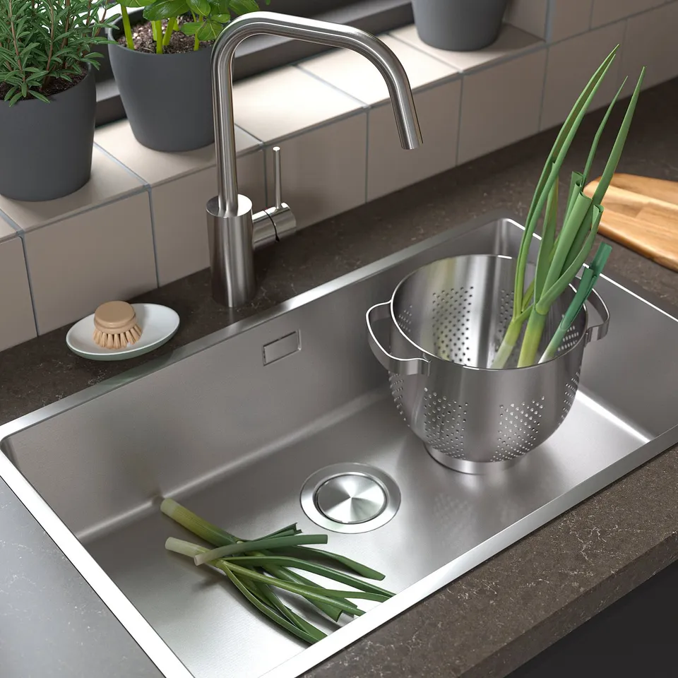 part: VRESJÖN inset sink, 1 bowl