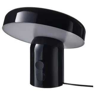 BLOMPRAKT Bluetooth speaker lamp, black