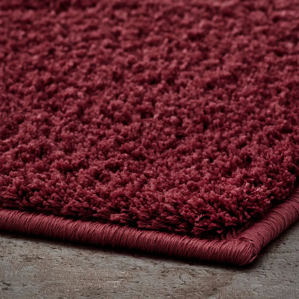 BACKMÅRA Bath mat, deep red, 40x60 cm