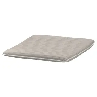 POÄNG footstool cushion, Knisa light beige, 55x59 cm