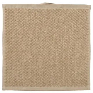 GULVIAL washcloth, beige, 30x30 cm