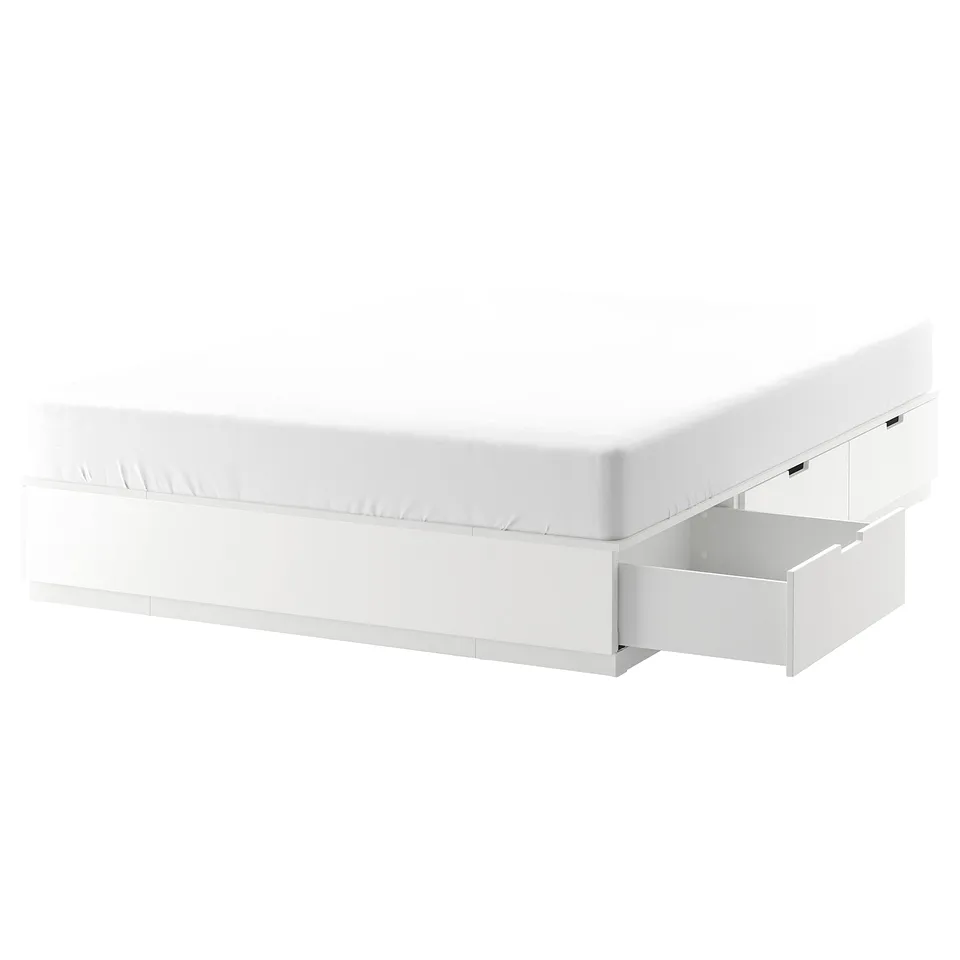 part: NORDLI bed frame with storage