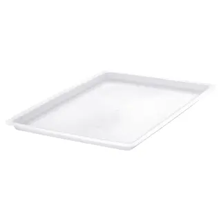 UPPSNOFSAD lid, transparent white, 35x25 cm