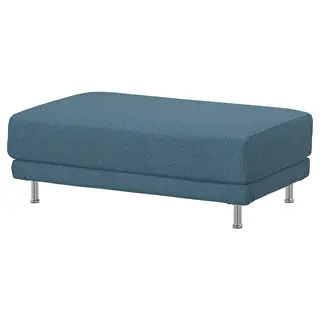 UPPÅKRA cover for footstool, Axvall dark grey-blue