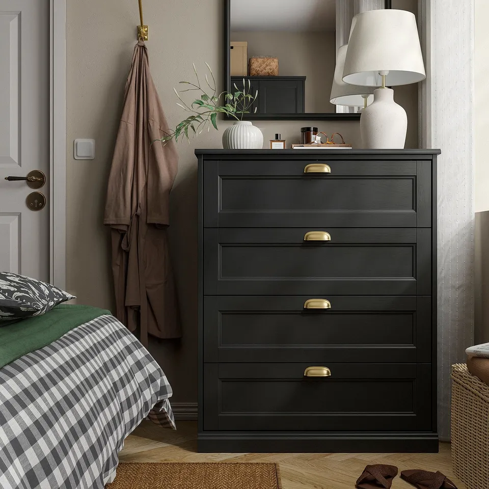 part: FÅGELFJÄLLET chest of 4 drawers