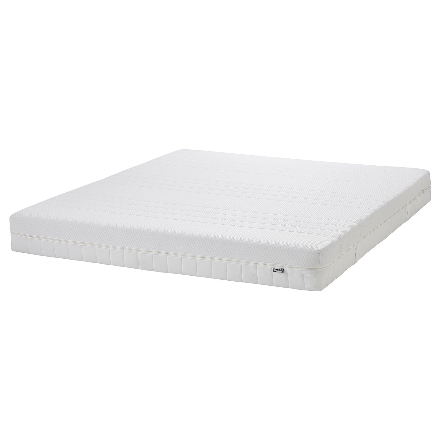 GLAMBERGET white foam mattress, rectangular, simple design.