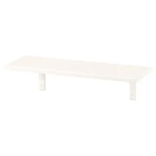 BERGSHULT / RAMSHULT wall shelf, white, 80x30 cm