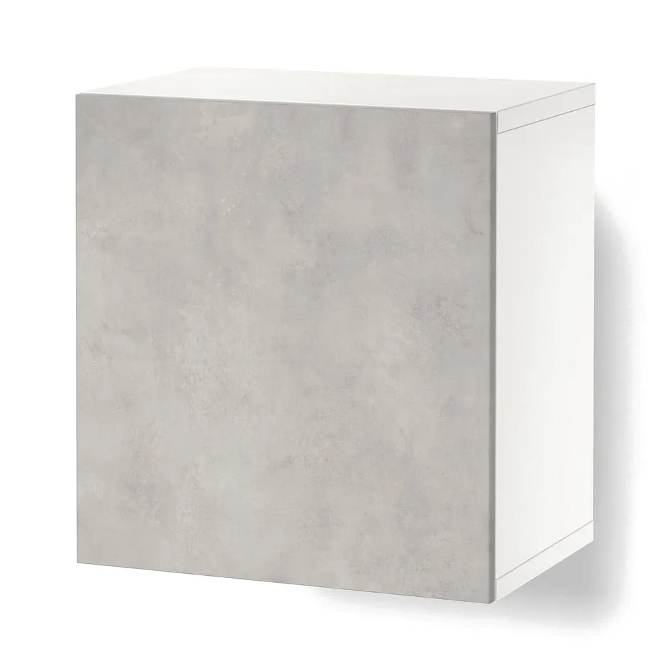 BESTÅ Shelf unit with door, white/Kallviken light grey, 60x42x64 cm