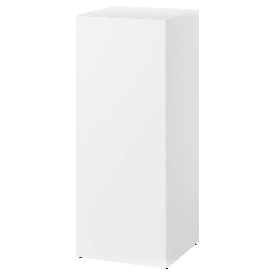 WhiteLASTARE storage cabinet for clothes, shoes, toys. Minimalist design.