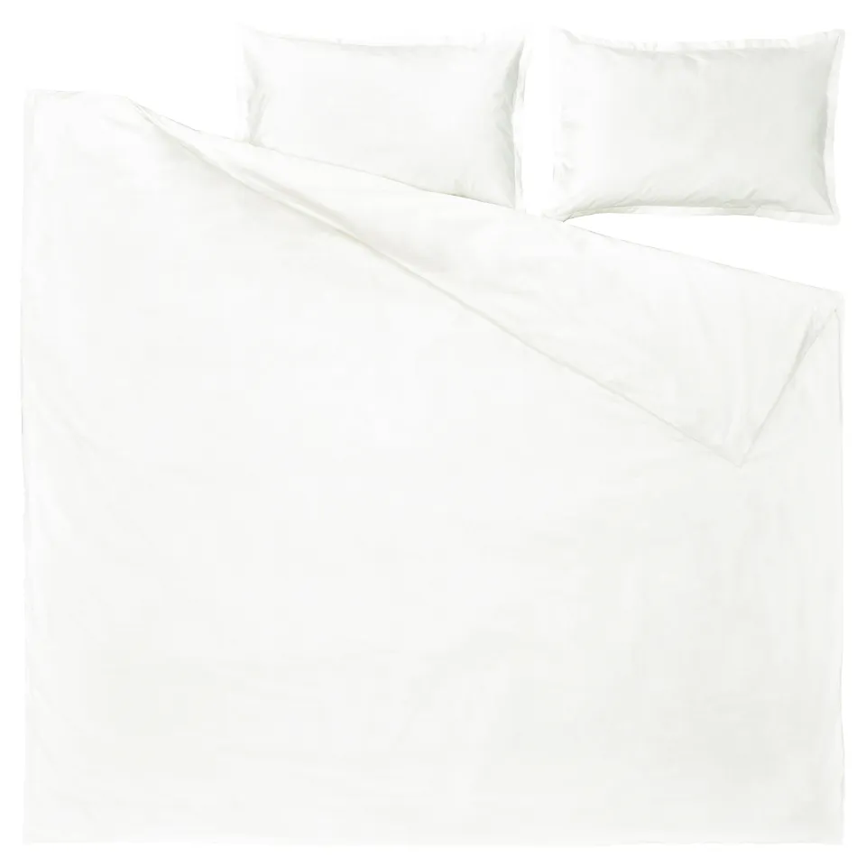 part: HAMPFLOCKEL duvet cover and 2 pillowcases