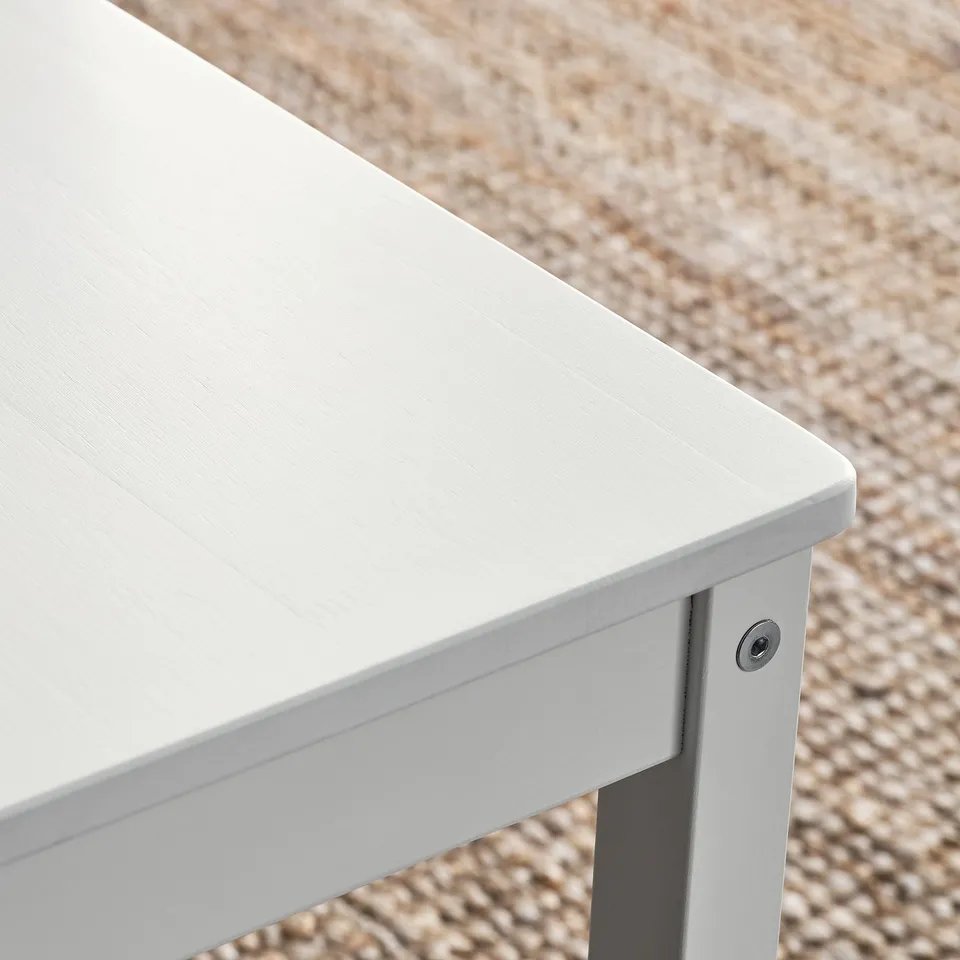 PINNTORP Chair, white stained/pine