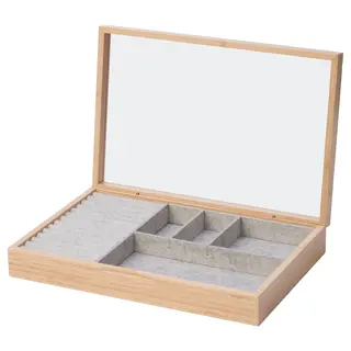 HALSREM jewellery box with compartments, 33x22 cm