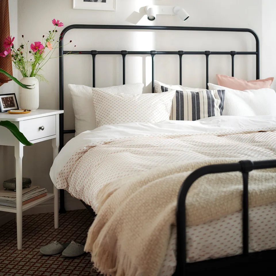 part: BANDKNIPPE duvet cover and 2 pillowcases