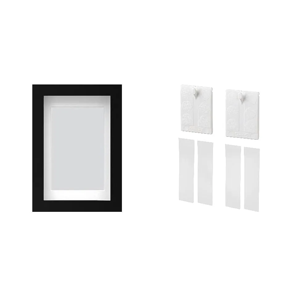 frame + adhesive hook ×2, photo 1