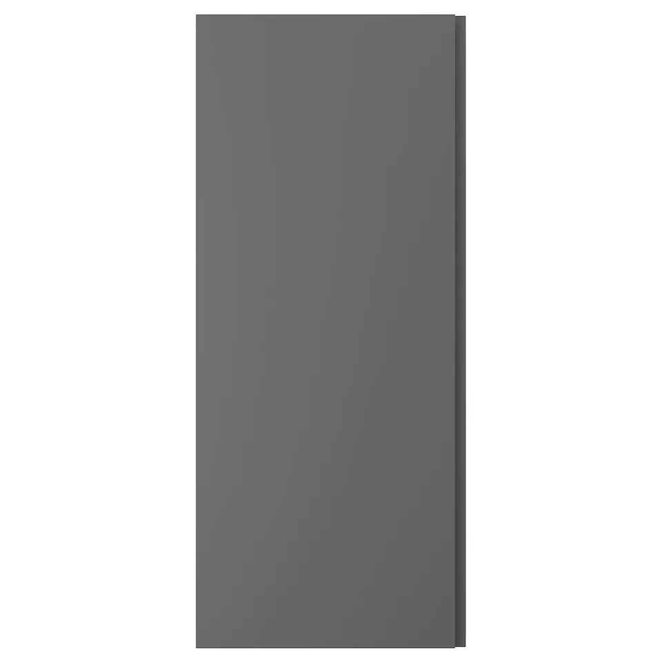 VOXTORP Door, dark grey vertical handle, 60x140 cm