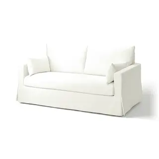 HYLTARP 2-seat sofa, Hallarp white, Depth 93 x Width 182 cm