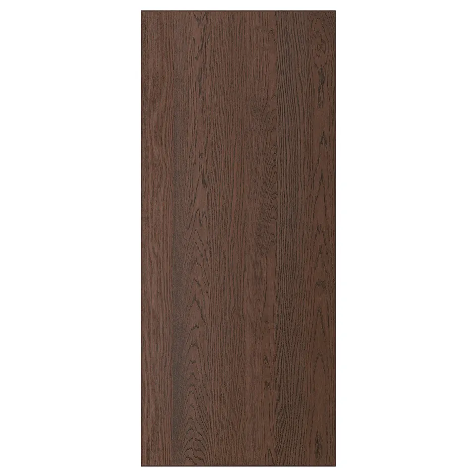 Oak cabinet door with wood edge