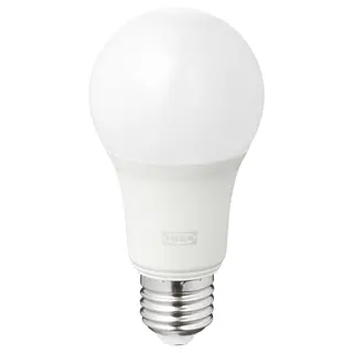 MYRKISEL LED bulb E27 806 lumen, smart wireless dimmable/colour and white spectrum globe, Height 110 mm