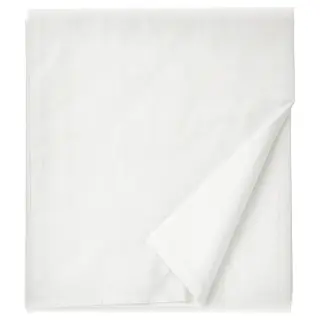 RÖNNVECKMAL flat sheet, white, Length 260 x Width 240 cm