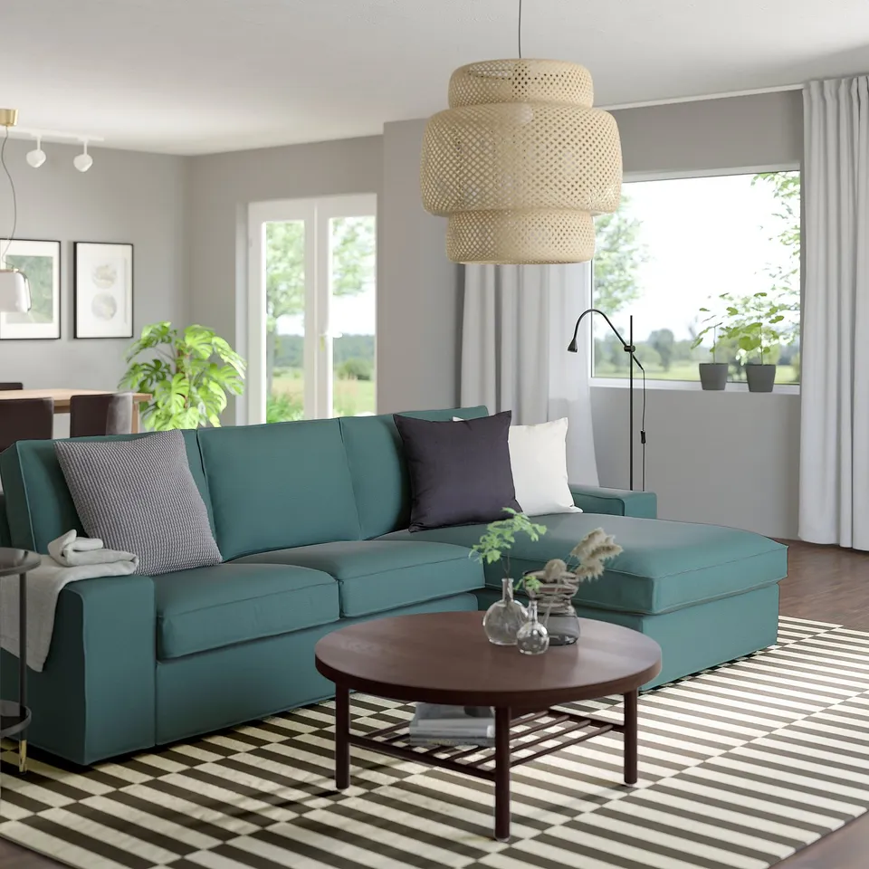 part: KIVIK 3-seat sofa with chaise longue