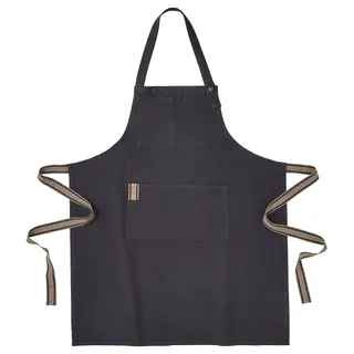 SANDVIVA apron, dark grey, 69x85 cm