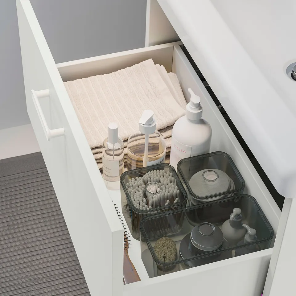 ENHET Wash-stand with drawers, white, 60x42x60 cm