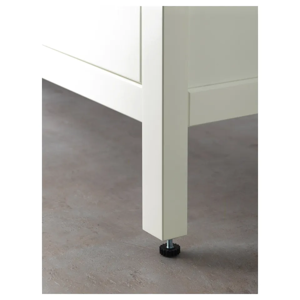 Mirror with adjustable shelf support.