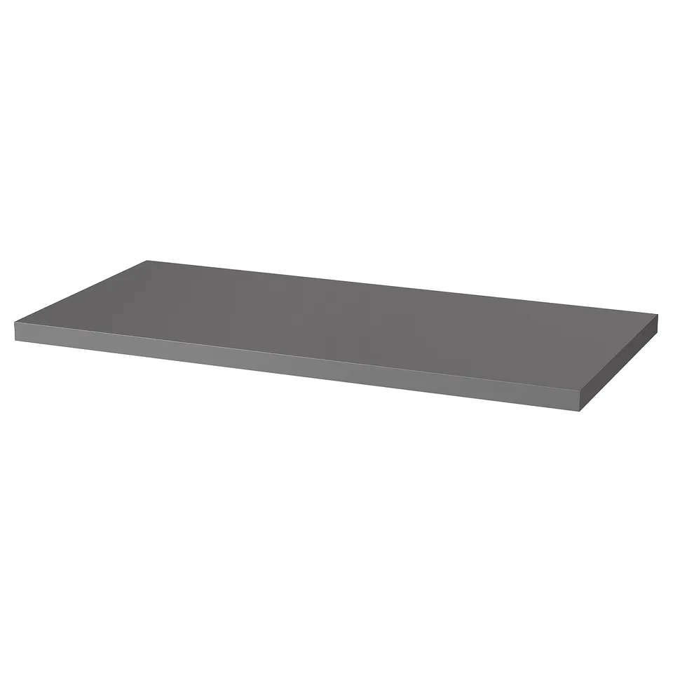 LINNMON / ADILS Table, dark grey/white, 100x45 cm