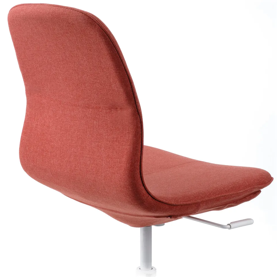 Ergonomic office chair with adjustable height, modern design, and comfortable fabric upholstery.