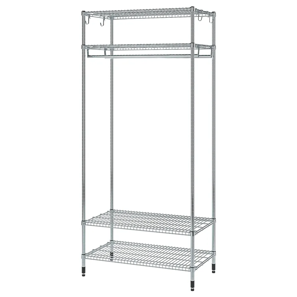 part: OMAR shelving unit with clothes rail