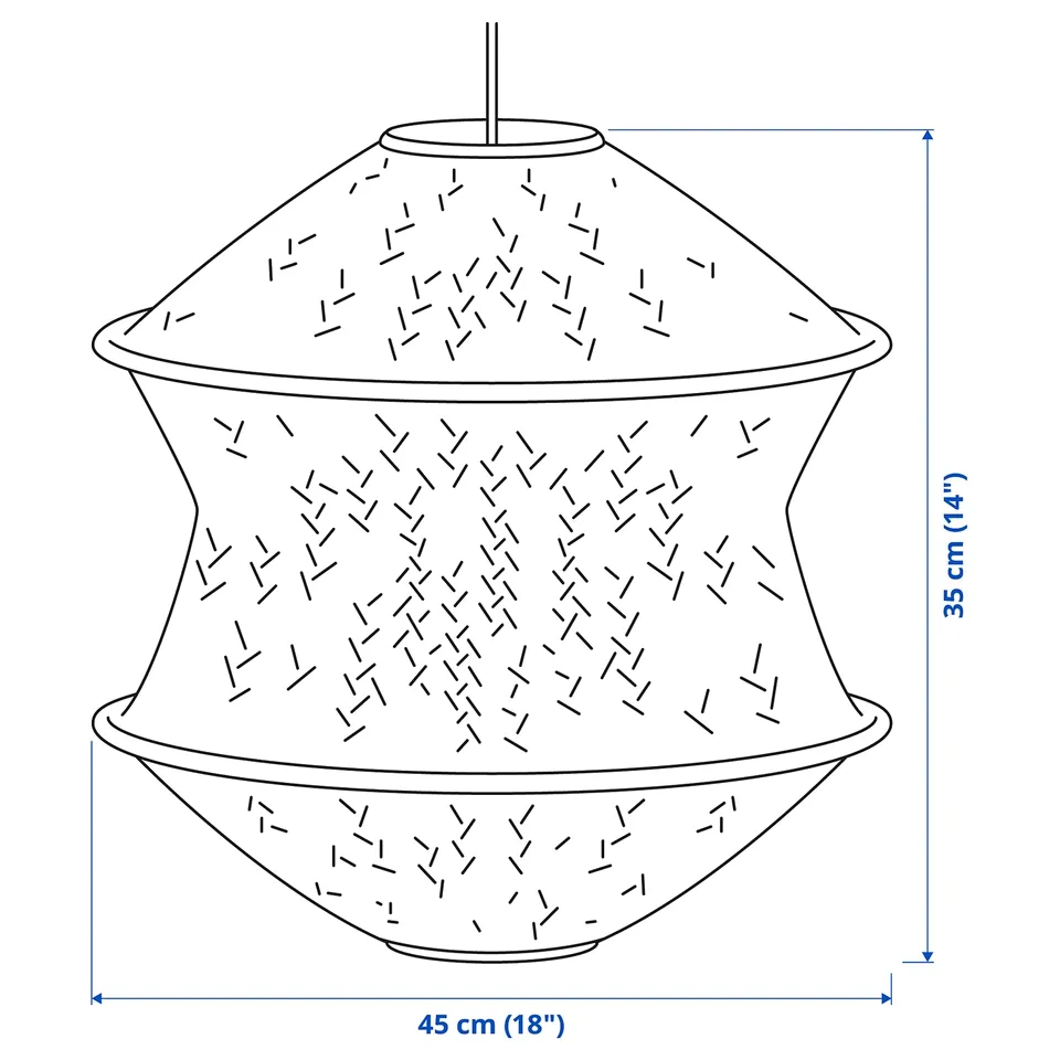 part: BLÅSTÅNG pendant lamp shade