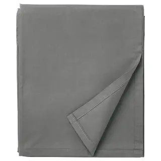 ULLVIDE flat sheet, grey, Length 260 x Width 150 cm