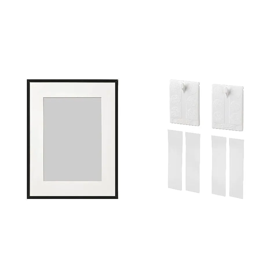 frame + adhesive hook ×2, photo 1