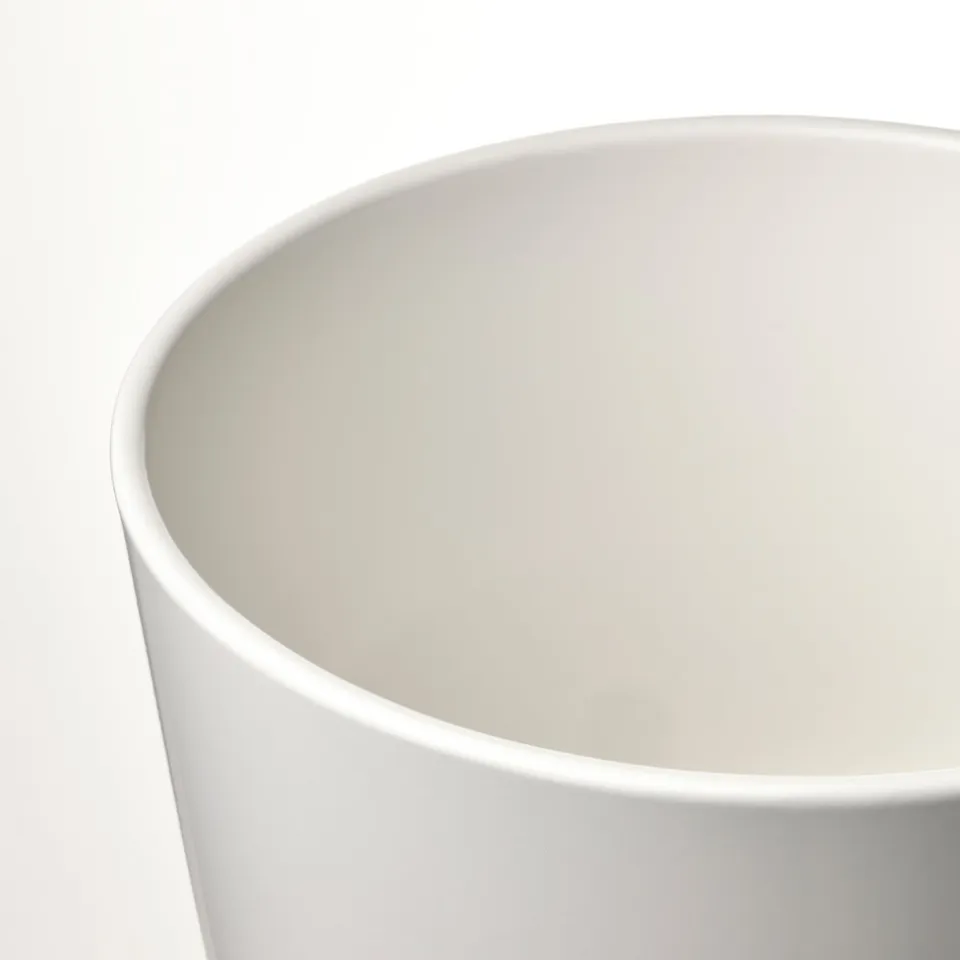 Modern white planter