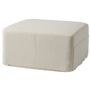 KOMPISHÄNG mattress/pouffe, beige/red, 80x200 cm