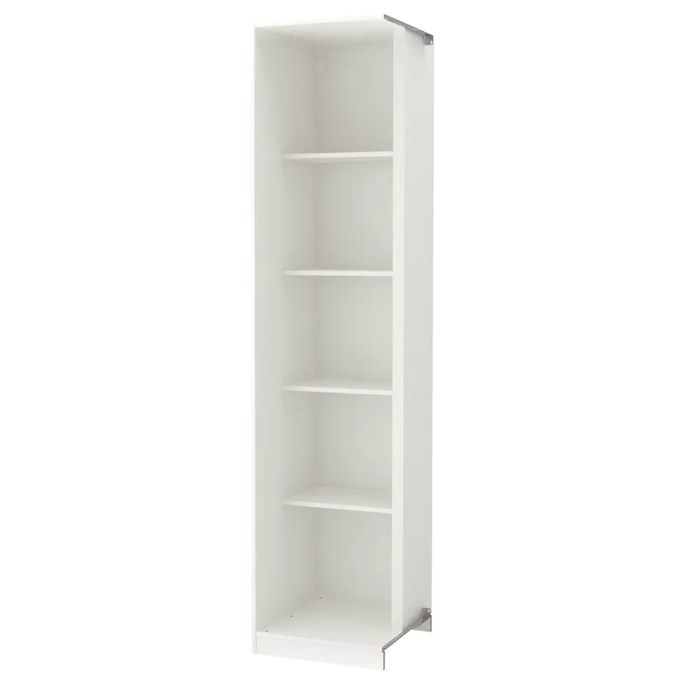 part: PAX add-on corner unit with 4 shelves
