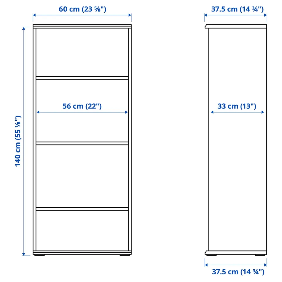 Illustration with measurements for the product: SKRUVBY.