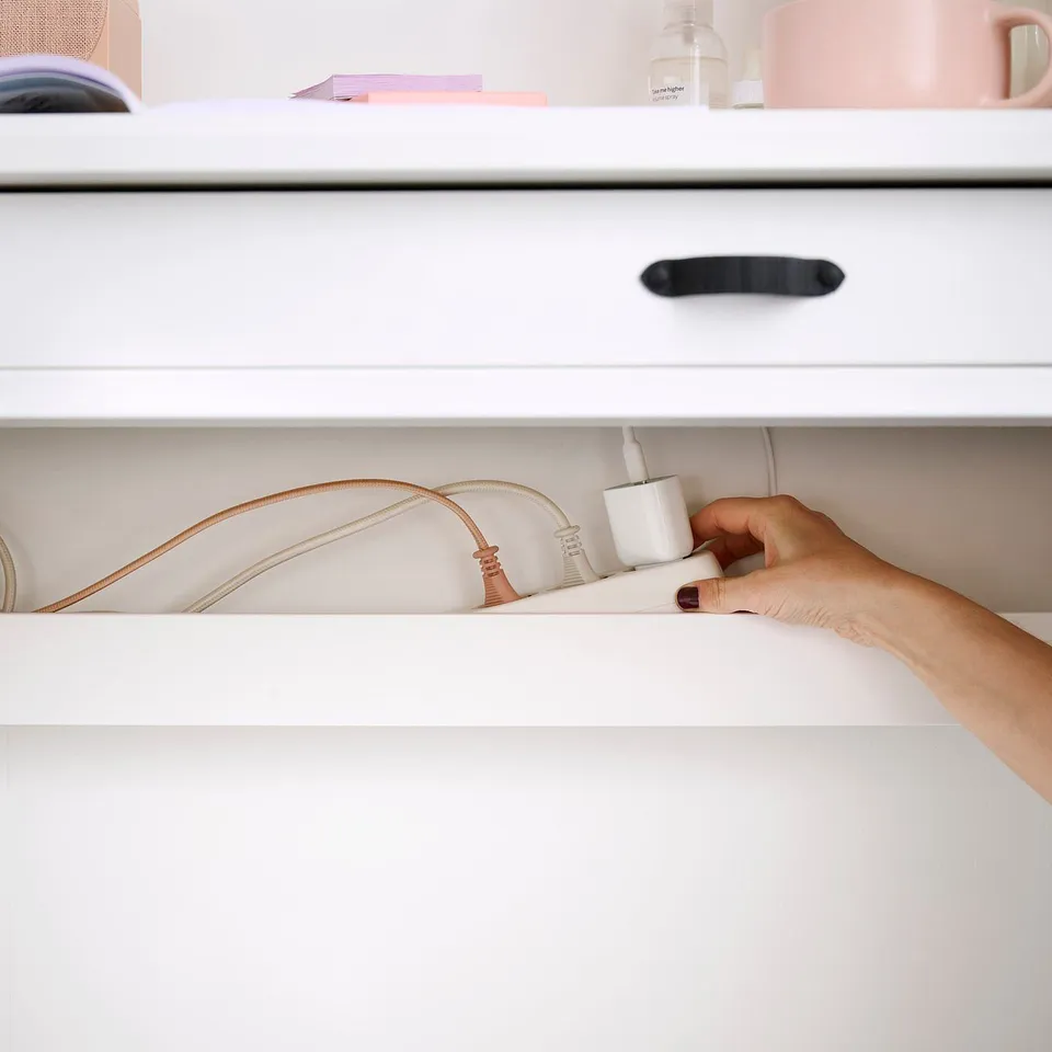 part: KOPPLA 3-way socket with 2 USB ports