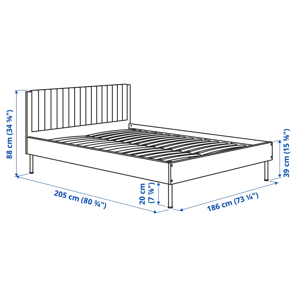 part: BRUKSVARA bed frame