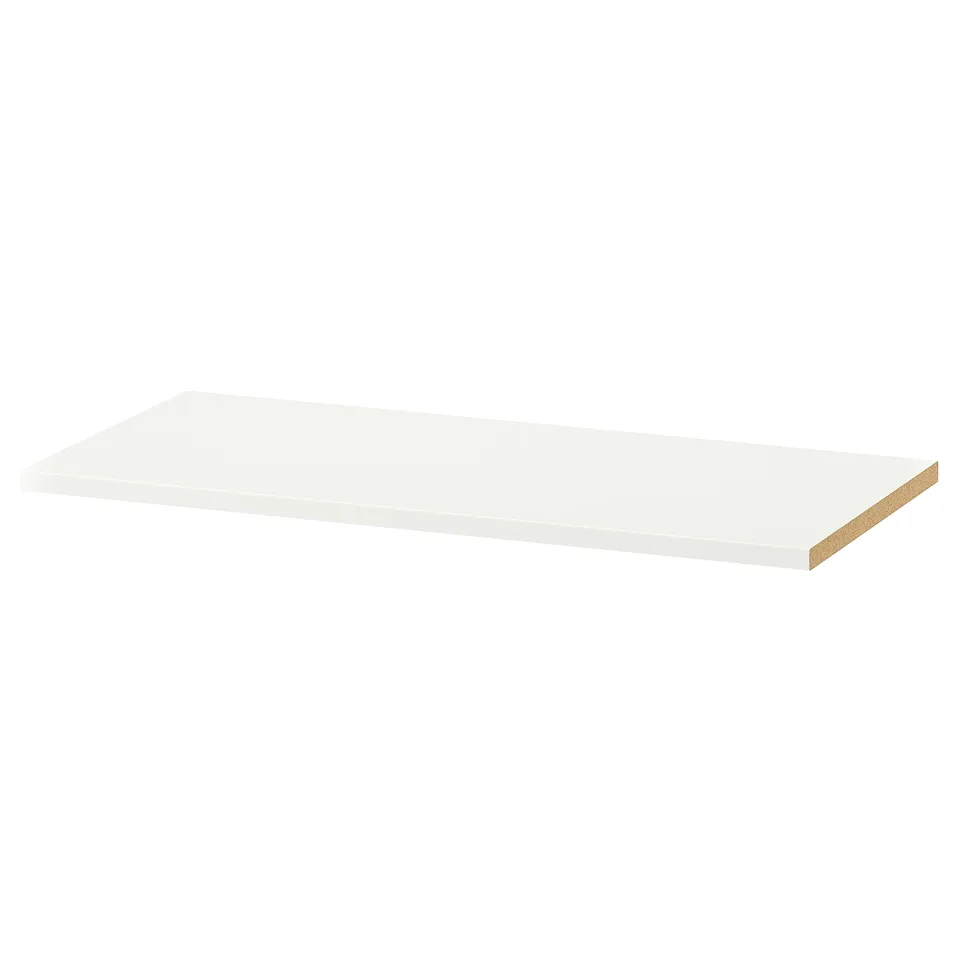 Ikea KOMPLEMENT white shelf - wooden, rectangle