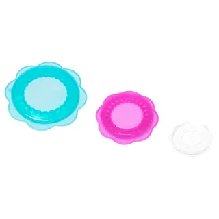 ÖVERMÄTT food cover, set of 3, silicone multicolour