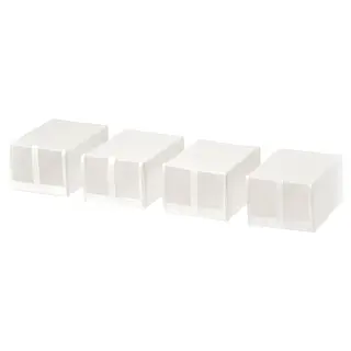 SKUBB shoe box, white, 22x34x16 cm
