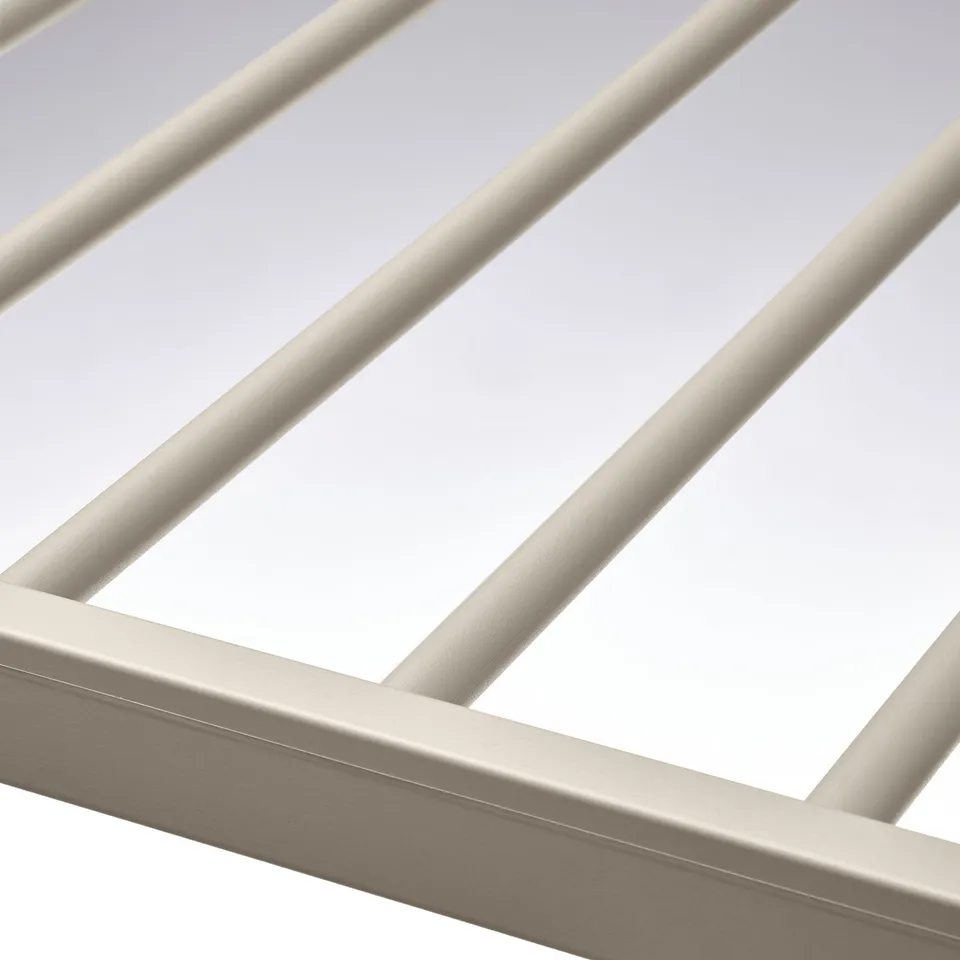 Modern trouser hanger with sleek, metal frame. Semi-matte finish, smooth surface ensures durability and elegant appearance.