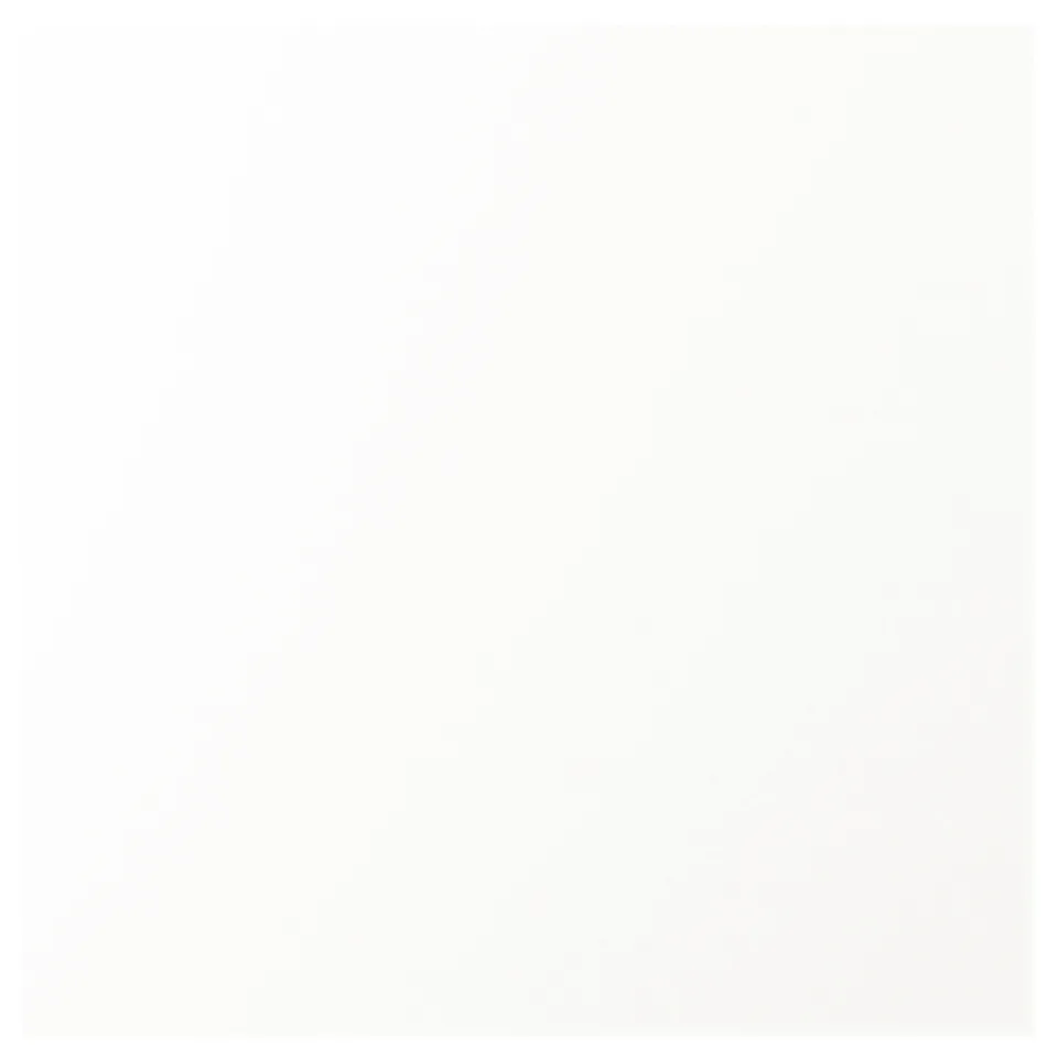 VALLSTENA white kitchen cabinet with smooth, stain-resistant surface, made from particleboard with plastic edging and foil.
