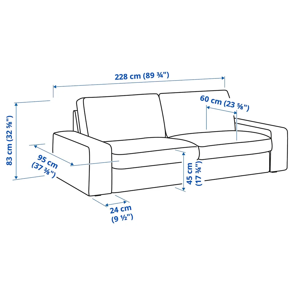 part: KIVIK 3-seat sofa