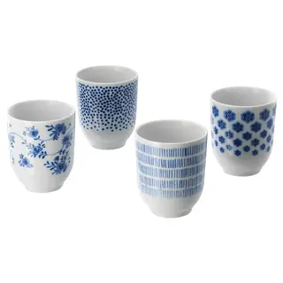 ENTUSIASM mug, patterned/blue, 22 cl