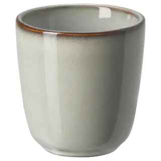 GLADELIG espresso cup, grey, 10 cl