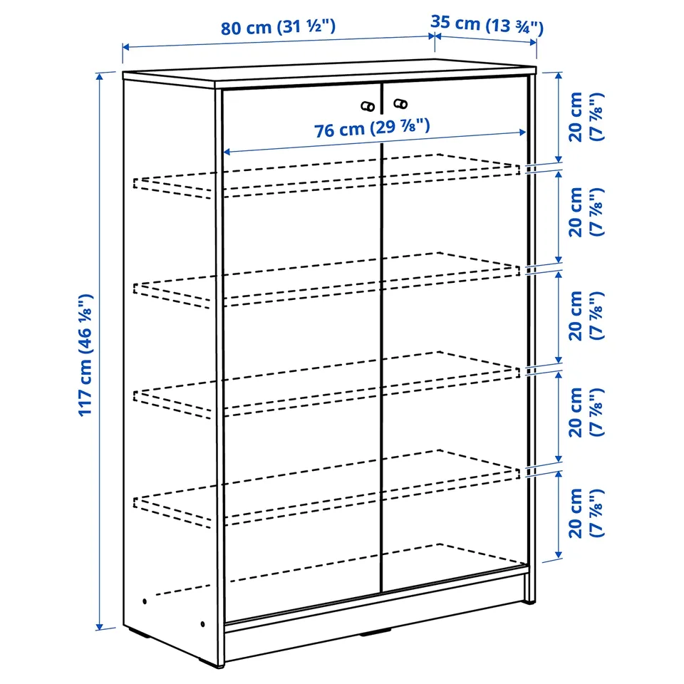 part: KLEPPSTAD shoe cabinet/storage